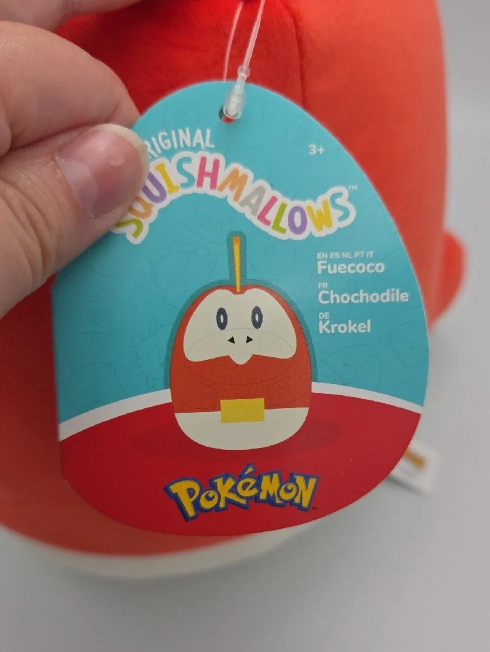Squishmallows Pokemon Fuecoco Plush by Jazwares